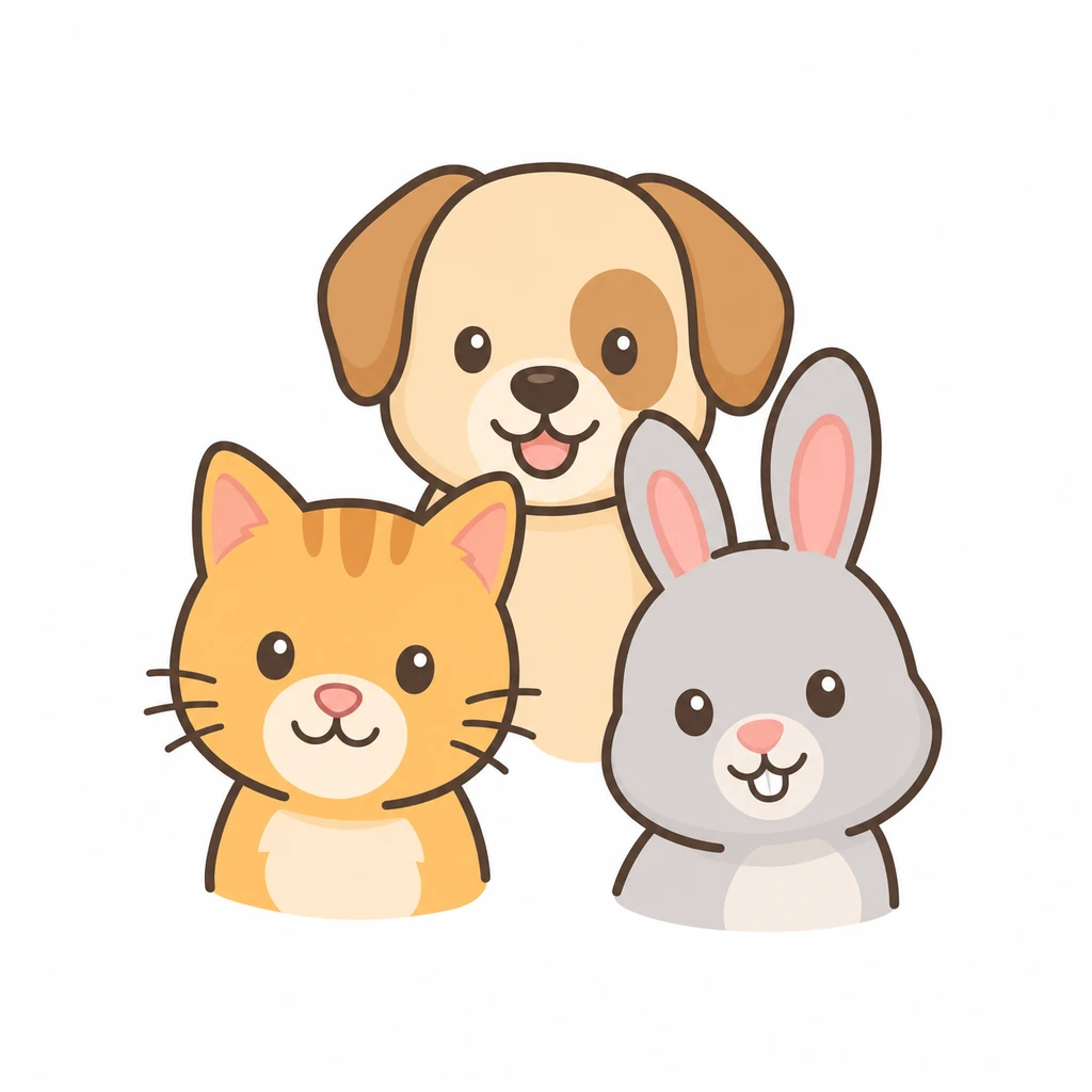 Animals AAC picture communication symbol