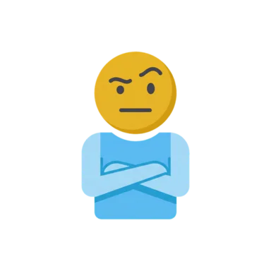Annoyed AAC symbol