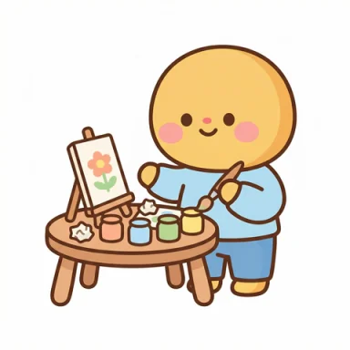Art class AAC picture communication symbol
