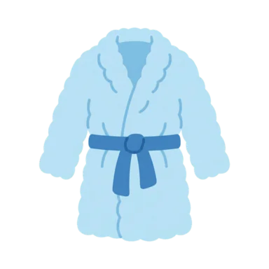 Bathrobe AAC symbol