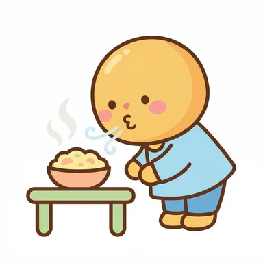 Blow_on_food AAC symbol