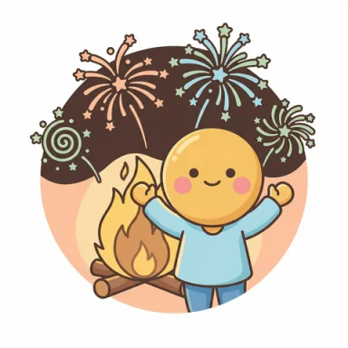 Bonfire night AAC picture communication symbol
