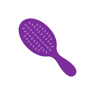 Brush hair AAC symbol