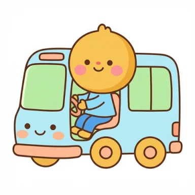Bus driver AAC picture communication symbol