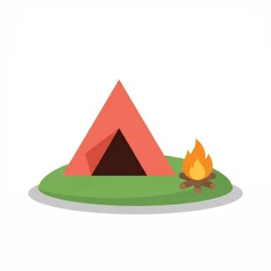 Camping AAC symbol