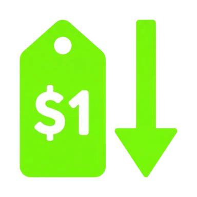 Cheap AAC symbol