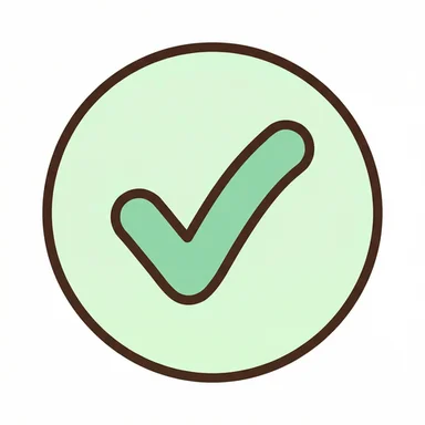 Checkmark AAC symbol