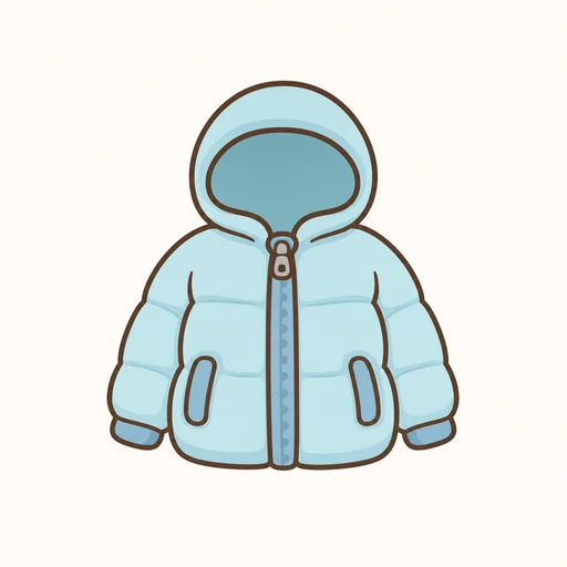 Coat AAC picture communication symbol