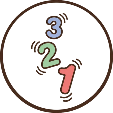 Countdown AAC symbol