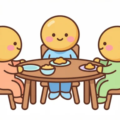 Dinner time AAC picture communication symbol