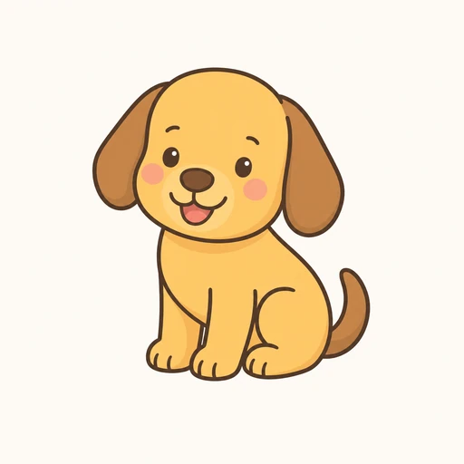 Dog AAC picture communication symbol