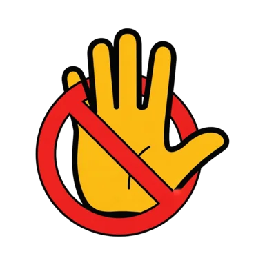Don't touch AAC symbol