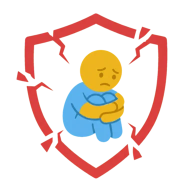 Dont feel safe AAC symbol