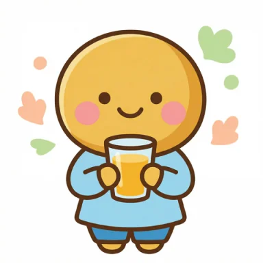 Drink orange juice AAC symbol