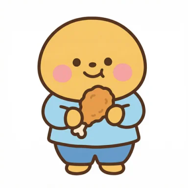 Eat chicken AAC symbol
