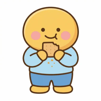 Eat crackers AAC symbol