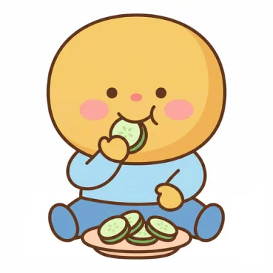 Eat cucumber AAC symbol