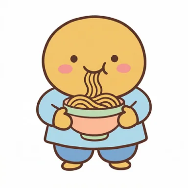 Eat noodles AAC symbol
