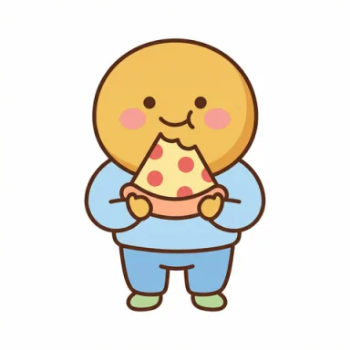 Eat pizza AAC symbol