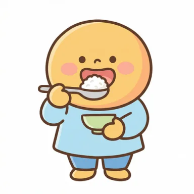 Eat rice AAC symbol