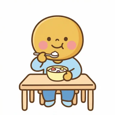 Eat yogurt AAC symbol
