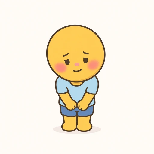 Embarrassed AAC symbol