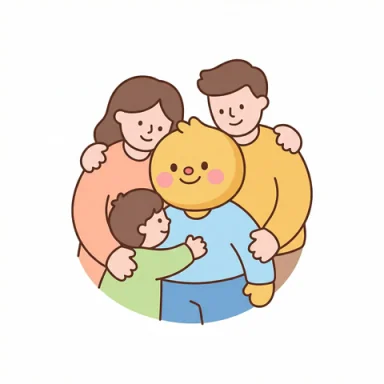 Family hug AAC symbol