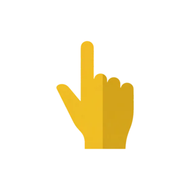 Finger AAC symbol