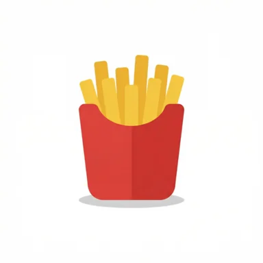 Fries AAC picture communication symbol