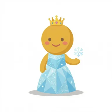 Frozen elsa AAC symbol
