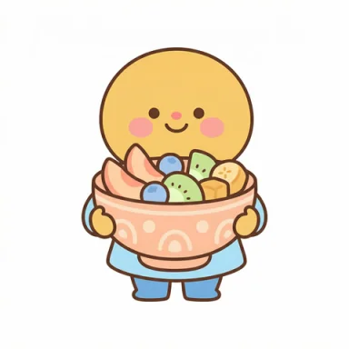 Fruit cup AAC picture communication symbol
