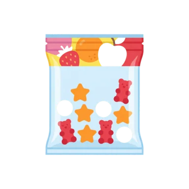 Fruit snacks AAC symbol
