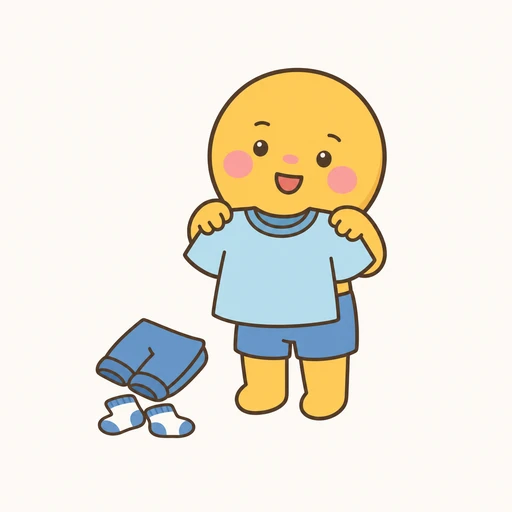 Get dressed AAC symbol