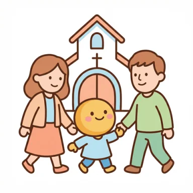 Go to church AAC symbol
