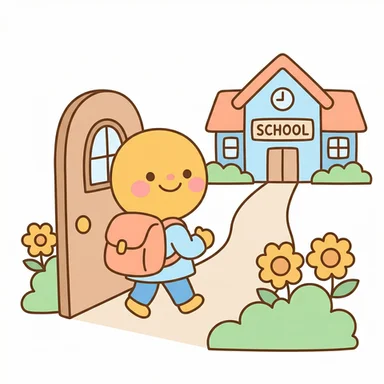 Go_to_school_scene AAC symbol