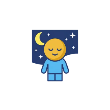 Good night AAC symbol