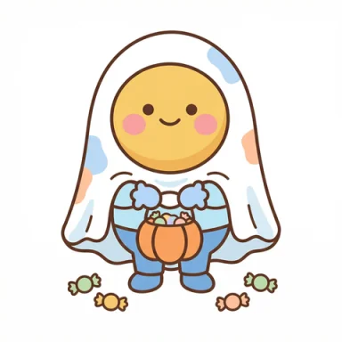 Halloween costume AAC symbol