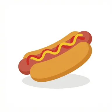Hot dog AAC symbol