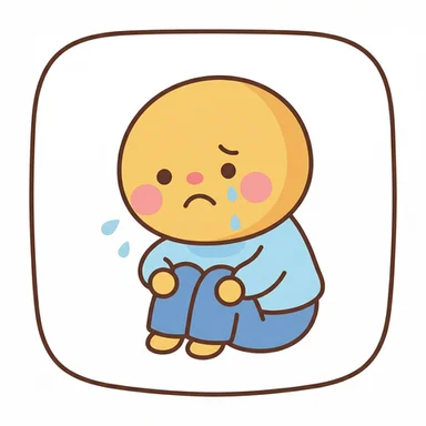 I_feel_sad AAC symbol