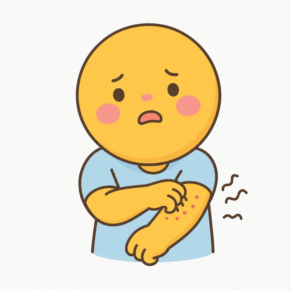 Itchy AAC symbol