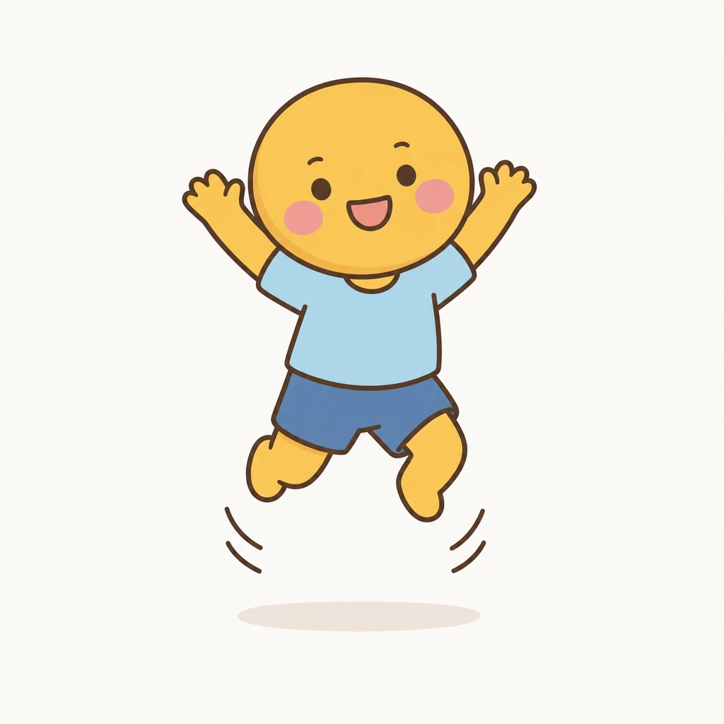 Jump AAC picture communication symbol