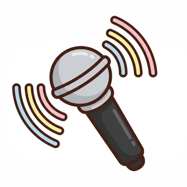 Microphone AAC picture communication symbol
