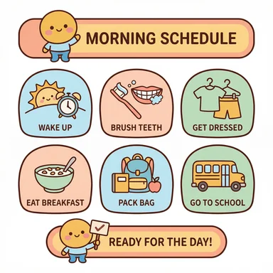 Morning_routine_board AAC symbol