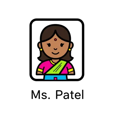 Ms. patel AAC symbol
