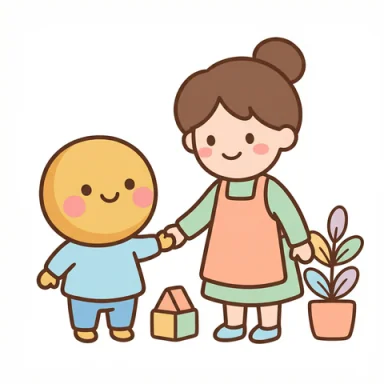 Nanny AAC picture communication symbol