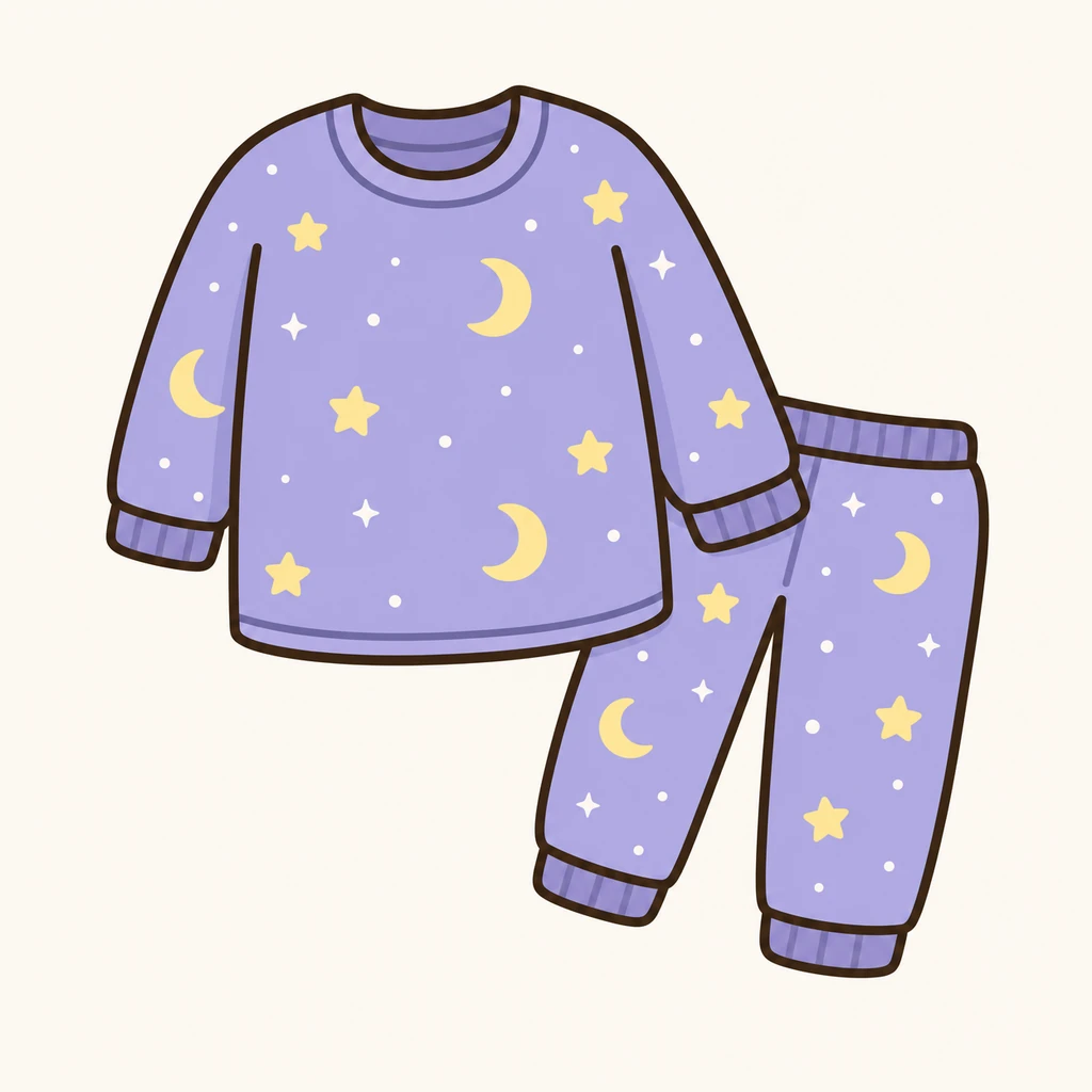 Pajamas AAC symbol