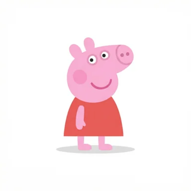 Peppa pig AAC symbol