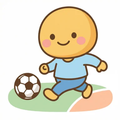 Play soccer AAC symbol