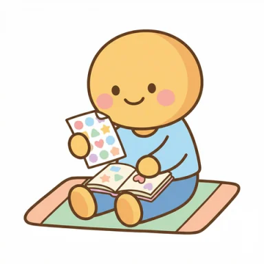 Play with stickers AAC symbol