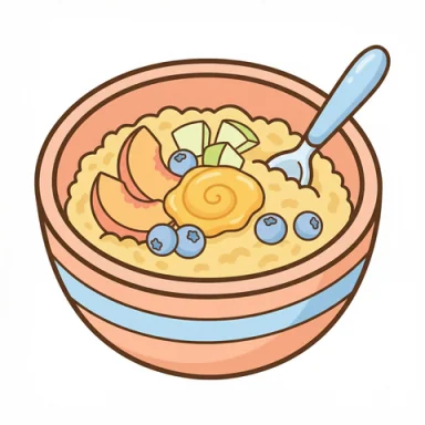 Porridge AAC picture communication symbol